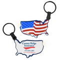 ShapeLights Imprint A Shape USA Flag Keyring